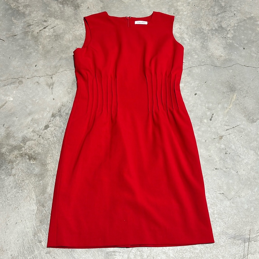 Calvin Klein Women's‎ Red Dress / Size 6 / Mm-24